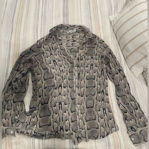 Express The Portofino Shirt Snakeskin